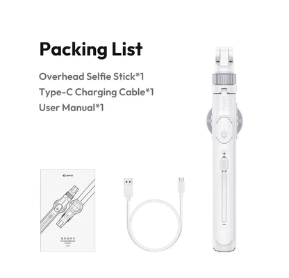 360 degree rotating phone stand tripod with remote control for hands free filming and content creation