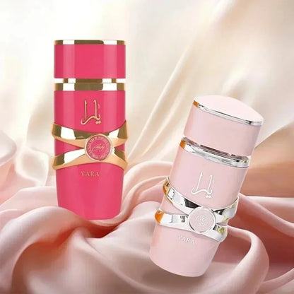 Luxury eau de parfum bottles in multiple colors with premium design and elegant presentation