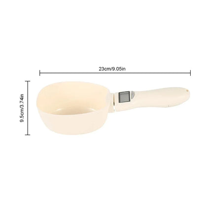 Digital dog food measuring spoon with LCD display measuring dry pet food accurately