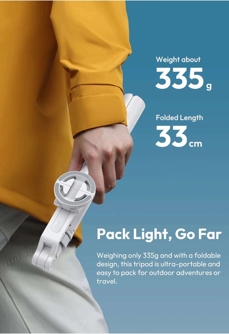 360 degree rotating phone stand tripod with remote control for hands free filming and content creation