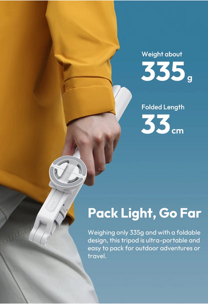 360 degree rotating phone stand tripod with remote control for hands free filming and content creation