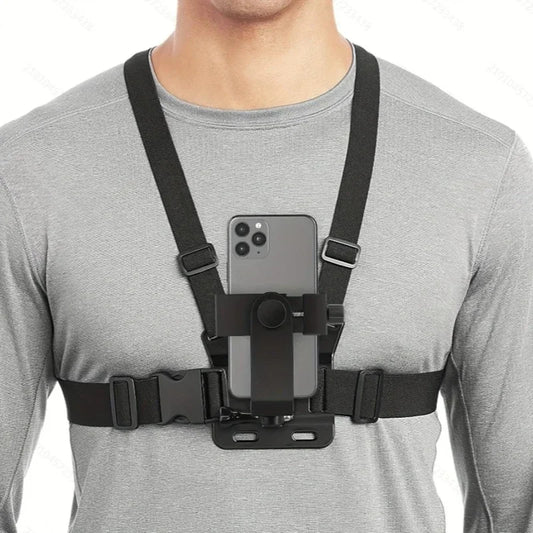 Chest Mount Phone Holder – Hands-Free POV Harness for Filming & Activities