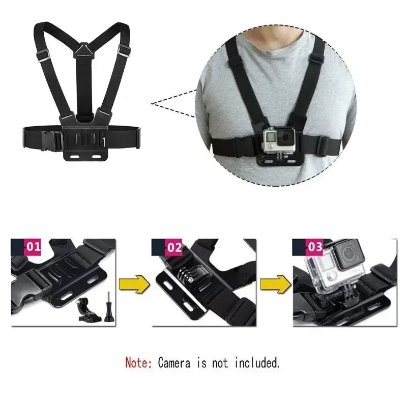 Chest Mount Phone Holder – Hands-Free POV Harness for Filming & Activities