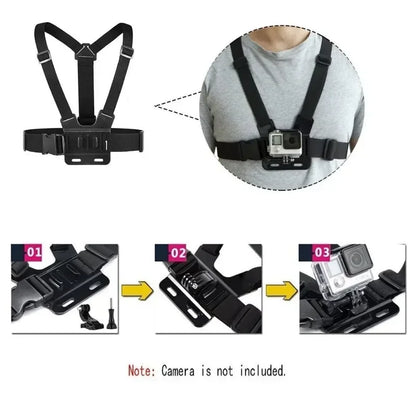 Chest Mount Phone Holder – Hands-Free POV Harness for Filming & Activities