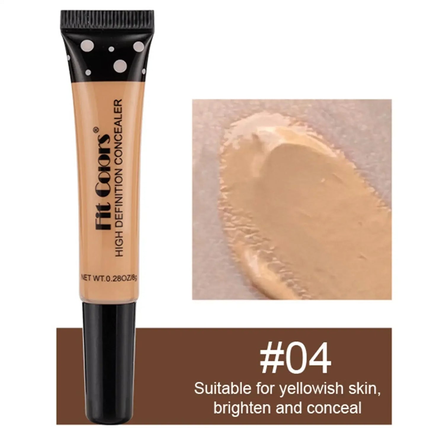 Full Coverage Liquid Concealer – Long-Lasting Smooth Matte Finish
