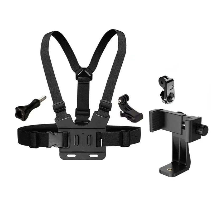 Chest Mount Phone Holder – Hands-Free POV Harness for Filming & Activities