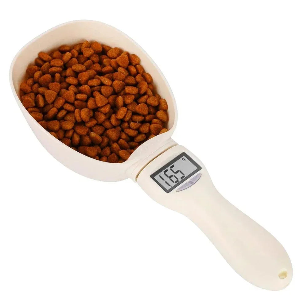 Digital dog food measuring spoon with LCD display measuring dry pet food accurately