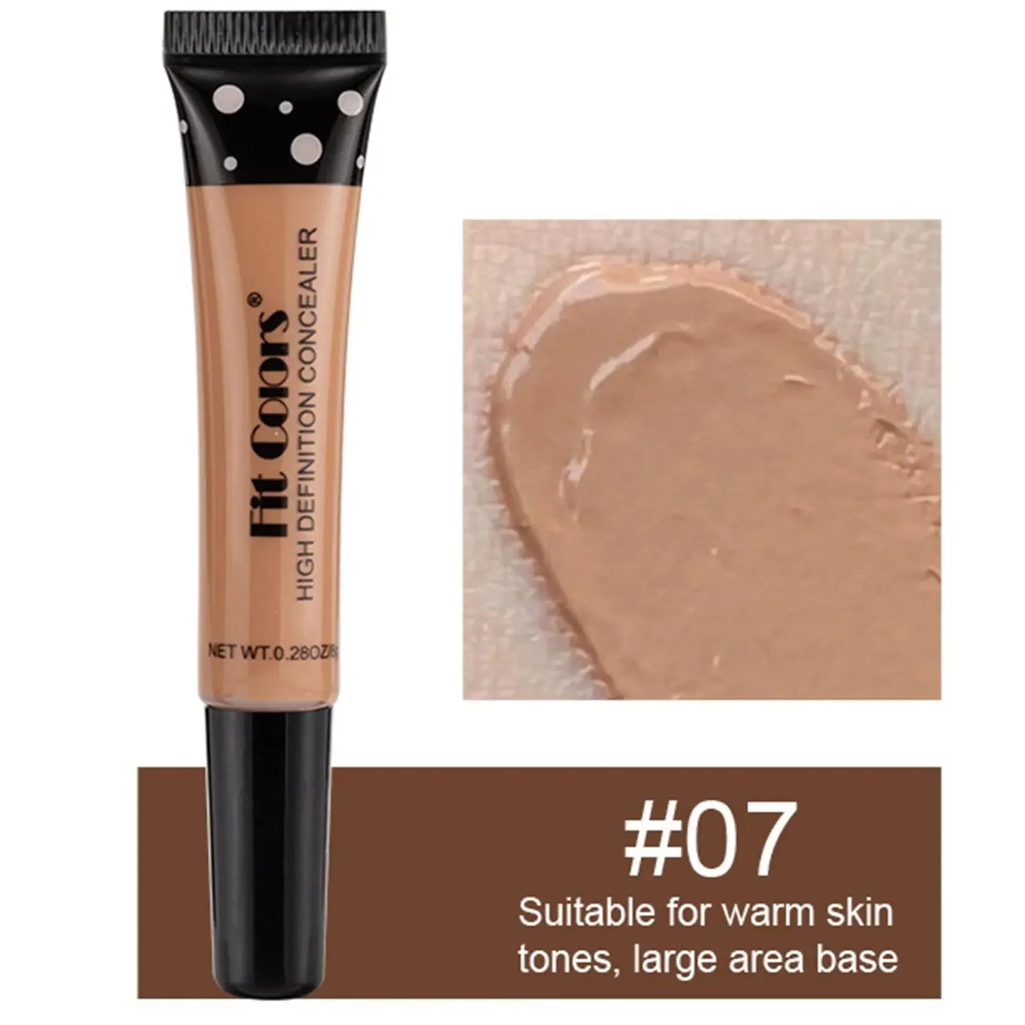 Full Coverage Liquid Concealer – Long-Lasting Smooth Matte Finish
