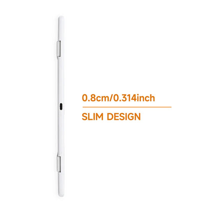 LED car vanity mirror with touch control mounted on sun visor for makeup and grooming