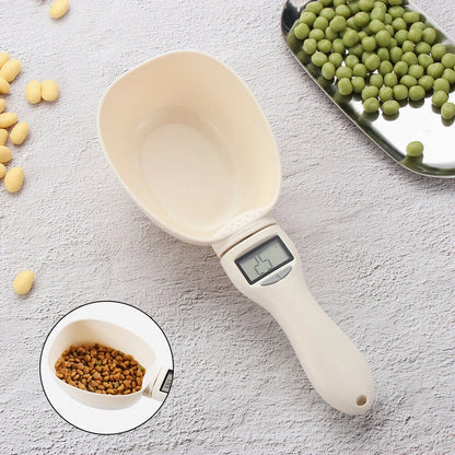 Digital dog food measuring spoon with LCD display measuring dry pet food accurately