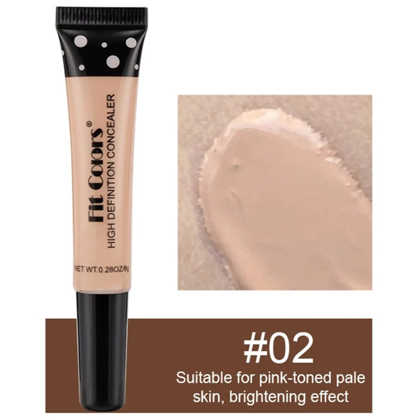 Full Coverage Liquid Concealer – Long-Lasting Smooth Matte Finish