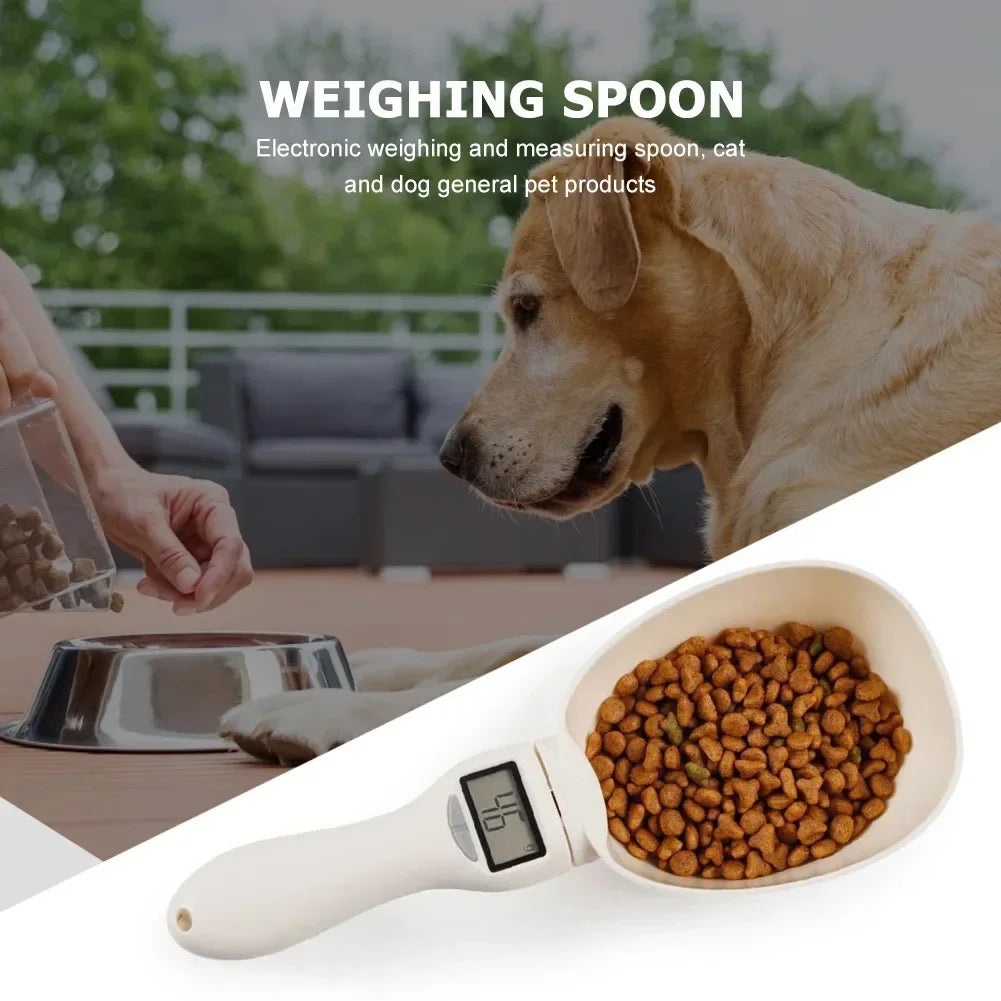 Digital dog food measuring spoon with LCD display measuring dry pet food accurately