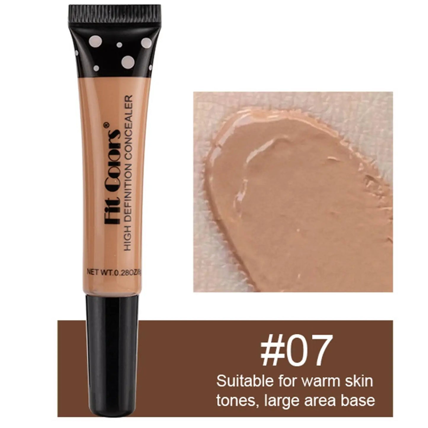 Full Coverage Liquid Concealer – Long-Lasting Smooth Matte Finish