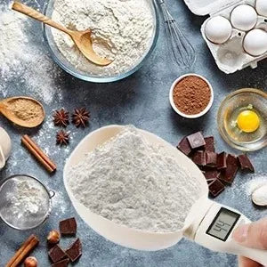 Digital dog food measuring spoon with LCD display measuring dry pet food accurately