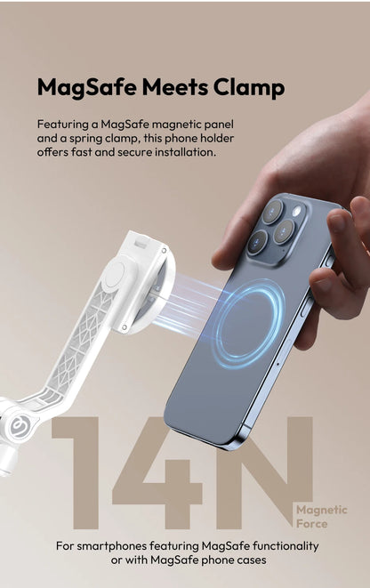 360 degree rotating phone stand tripod with remote control for hands free filming and content creation